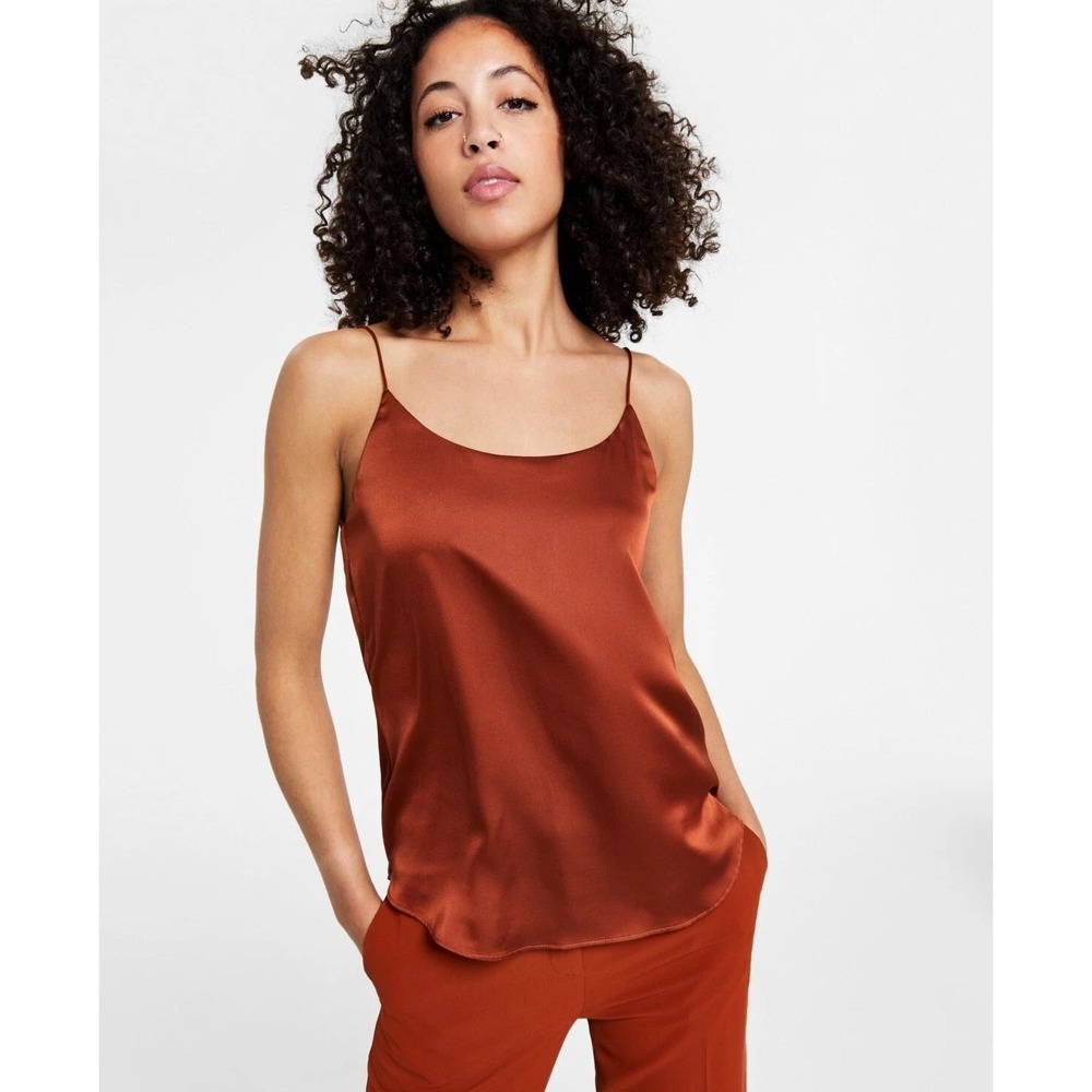 NWT Bar III Satin Scoop Neck Camisole XS Spaghetti Strap Tank Top 3 for $25